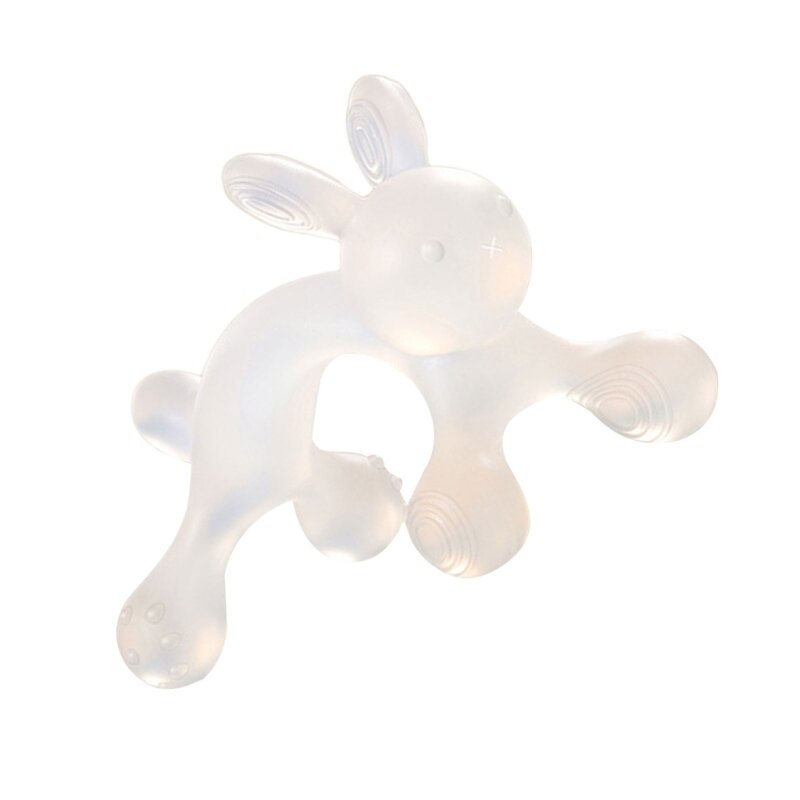 77HD жевательная игрушка для новорожденных, детский кролик, успокаивающий прорезыватель для малышей, игрушка для облегчения боли