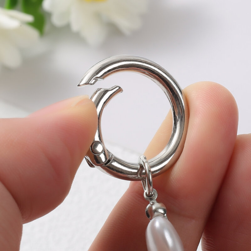 Mode unregelmäßige Kristall Handy-Kette Anti-Drop-Legierung Ring Telefon Verschluss Kette Frauen Mädchen Handy hängen Kabel Schlüssel bund