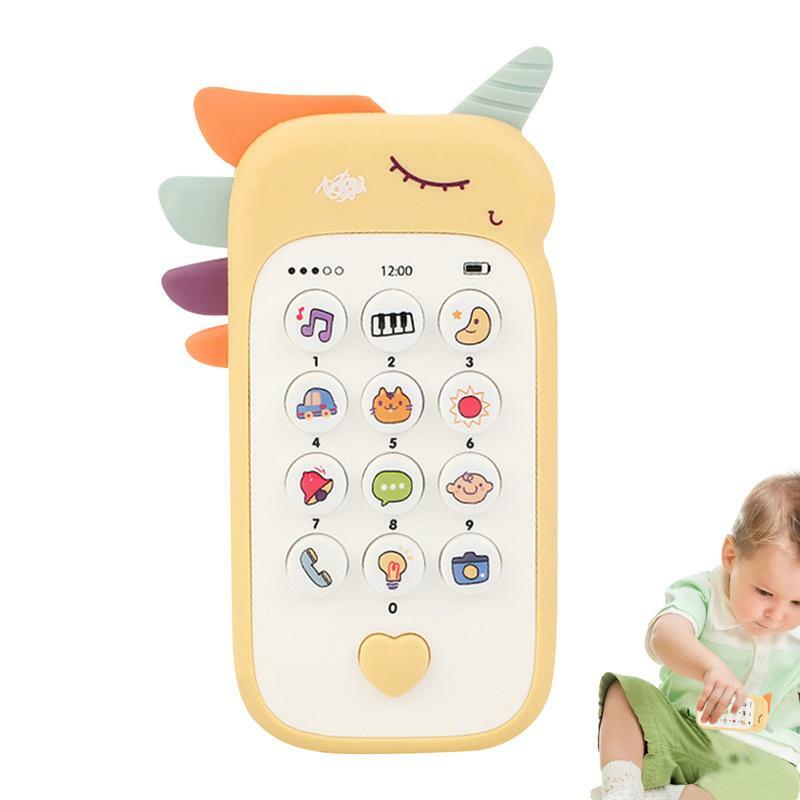 1pc telefon dla dziecka telefon do zabawy muzyka echosonda wczesna edukacja zabawki edukacyjne dla dzieci wysokiej jakości materiały dla zdrowia i bezpieczeństwa