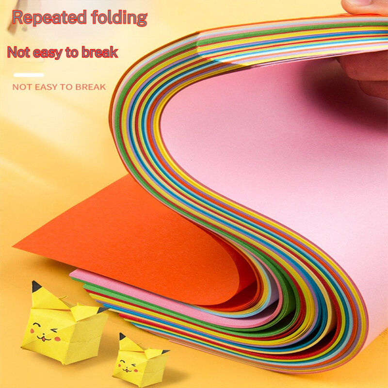 Quadratisches Origami-Papier Doppelseiten einfarbig faltbar Glücks wunsch Papier kran mehrfarbig handgemacht DIY Scrap booking Handwerk Dekor