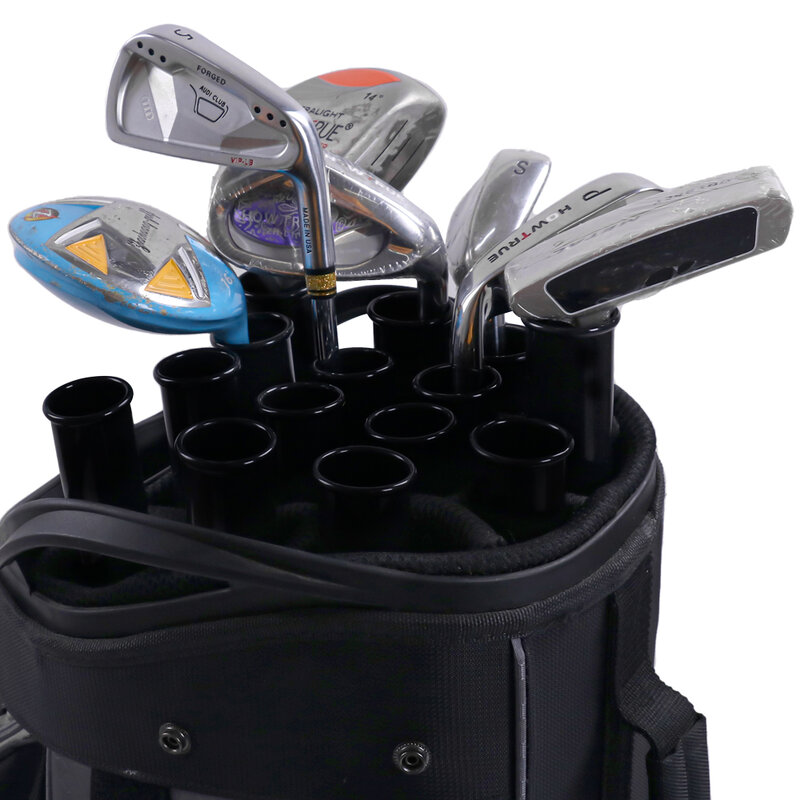 Tubos de bolsa de Golf, juego de 14 bolsas de Golf, tubos de protección para palos, separadores, divisores
