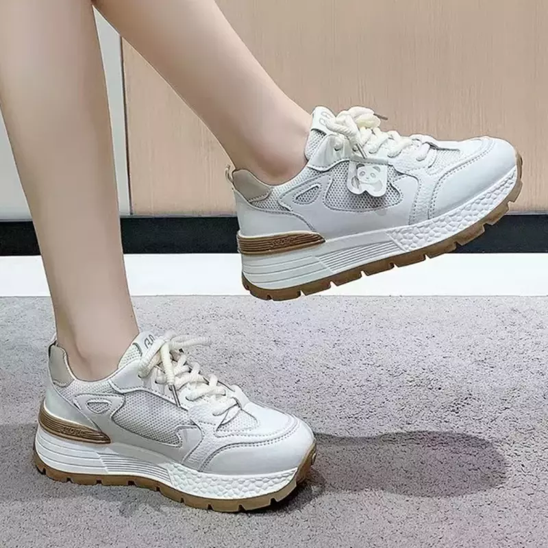 Women's Causal Sneakers Summer Shoes Woman Fashion Breathable Lace Up Sports Shoes for Women Platform Walking Designer Shoes