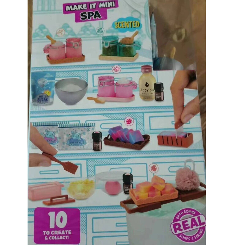Nowa lalka niespodzianka MGA Miniverse zrób to seria Mini SPA DIY akcesoria Spa zestaw zabawek prezenty dla dziewczynek