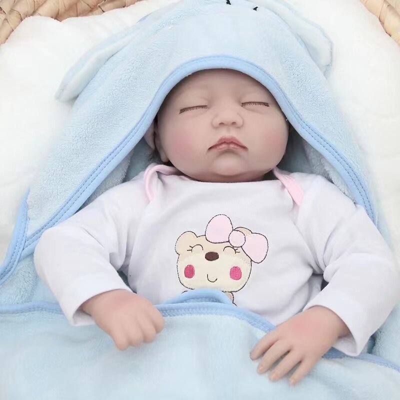 Jubah mandi anak baru lahir, bulu domba kartun warna polos Super lembut 80cm, handuk mandi bertudung untuk bayi balita