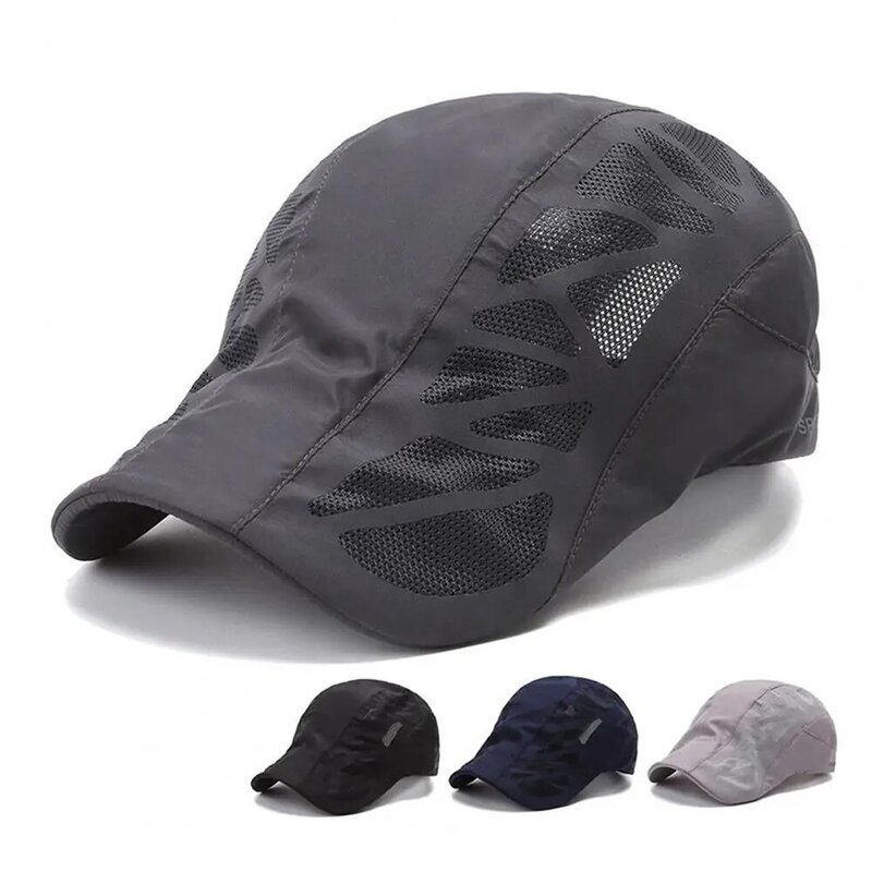 Stylish  Sun Hat Accessory Sun Resistant Peaked Cap Block Sun Headwear Hunting Cap for Travel