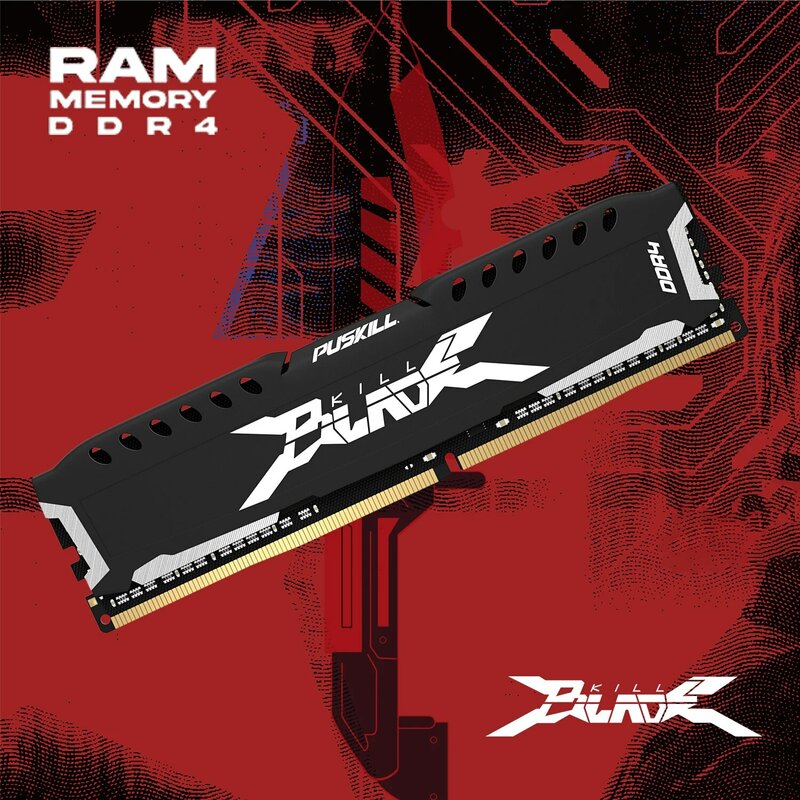 PUSKILL Memória RAM DDR4 16 GB 8 GB 1,2 V 3200 MHz 2666 MHz Komputer stacjonarny UDIMM Kamizelka chłodząca Pamięć Memoria