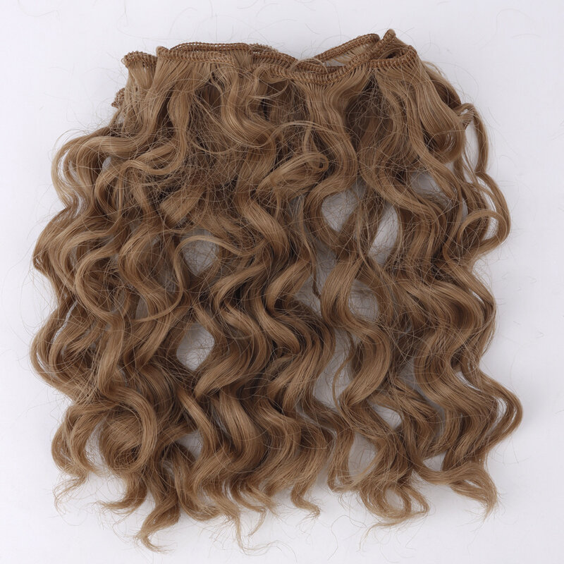 15*100cm Hohe Qualität Schraube Lockiges Haar Extensions für Alle Puppen DIY Haar Perücken Hitze Beständig Faser Haar zubehör Spielzeug