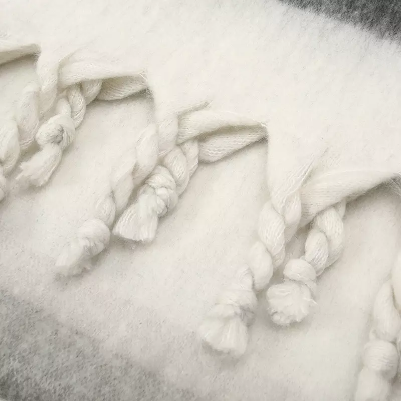 Sciarpa invernale calda spessa nuove donne Plaid Design scialli Pashmina scialle in Cashmere Lady Wrap nappa sciarpe Foulard da uomo lavorato a maglia