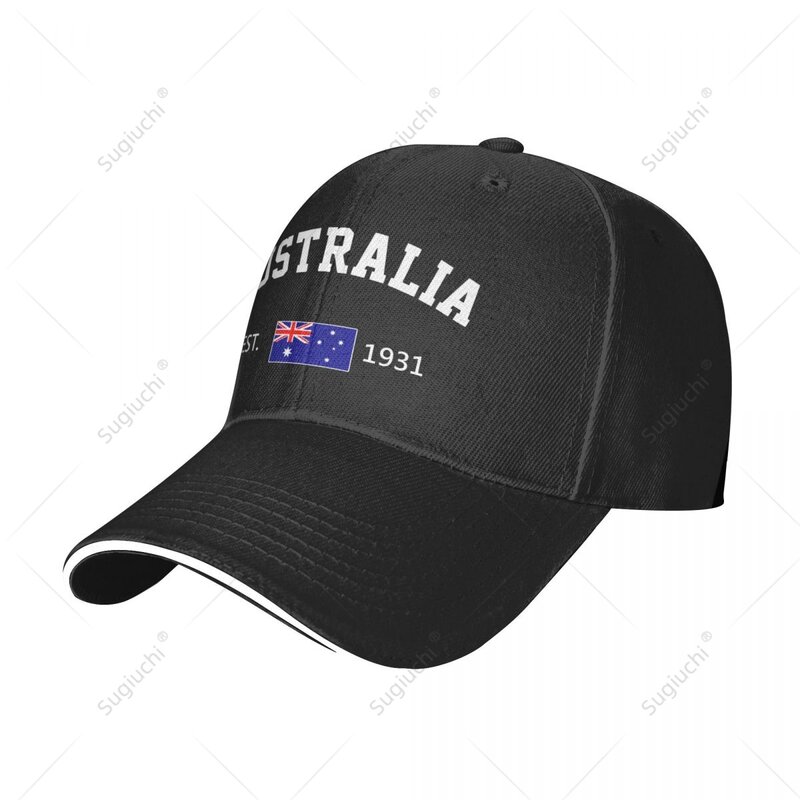 Baseball Cap Australia EST.1931 Independence Day Men Women Unisex Hip Hop Sandwich Caps Snapback Golf Hat Fishing