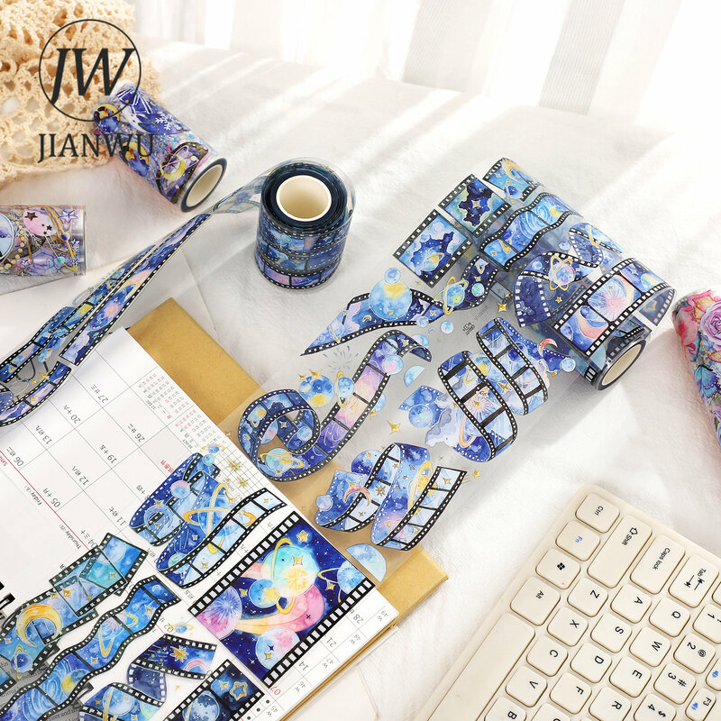 Jianwu 300Cm Leuke Bloemen Pet Tape Creatieve Styling Plakboek Diy Sticker Kawaii Journal Materiaal