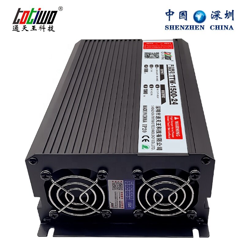 110V 220V Input Single Output AC / DC Switching Power Supply 48V 1500W 60V 80V 100V 150V