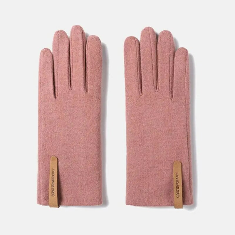 Winter Gloves 1 Pair Fashion Windproof Anti-slip  Outdoor Sport Touch Screen Female Warm Gloves Costume Accessories