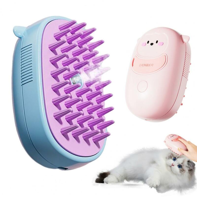 Elétrica Grooming Tool Set para Pet, Escova Pet End, Steamy Massagem Comb, Cerdas de Silicone, cão e gato Suprimentos