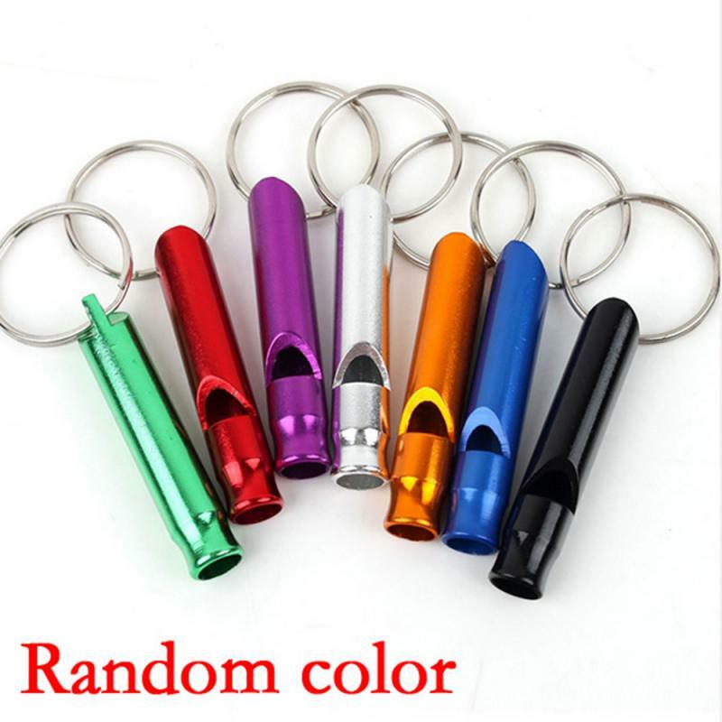 Survival Whistle Multifunctional Small Size Aluminum Alloy Outdoor EDC Camping Hiking Hunting Tools Mini Whistles Hot