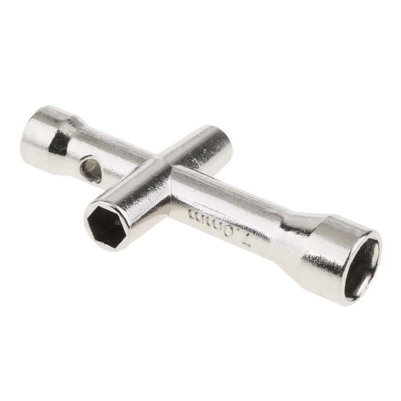 Metal Mini Cross Wrench Sleeve Spanner Maintenance Tool M2/M2.5/M3/M4