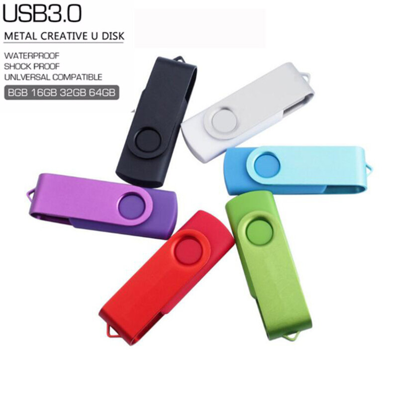 USB-флеш-накопитель в металлическом корпусе, 3,0 дюйма, 128 ГБ, 8 ГБ, 16 ГБ, 32 ГБ, 64 ГБ