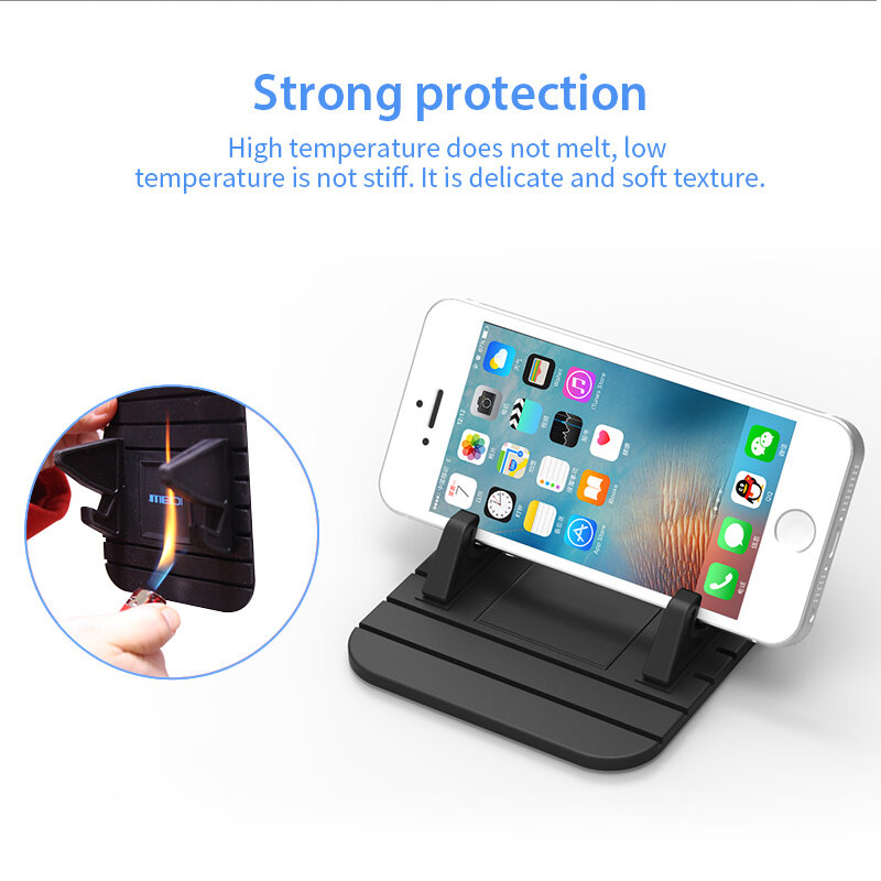 Car Dashboard Non-slip Mat Silicone Mount Phone Holder Pad For Samsung Xiaomi Mobile Holder Mobile Phone Stand Bracket