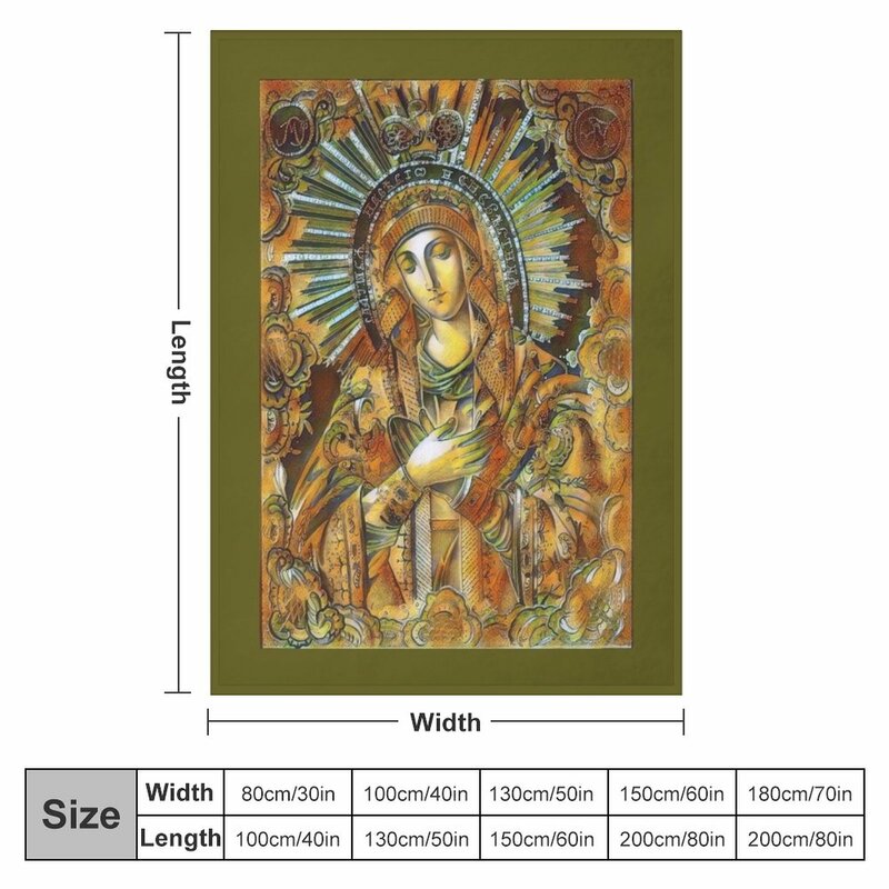 Virgin Mary ukiran-Costa Del Sol selimut lempar selimut desainer Sofa selimut