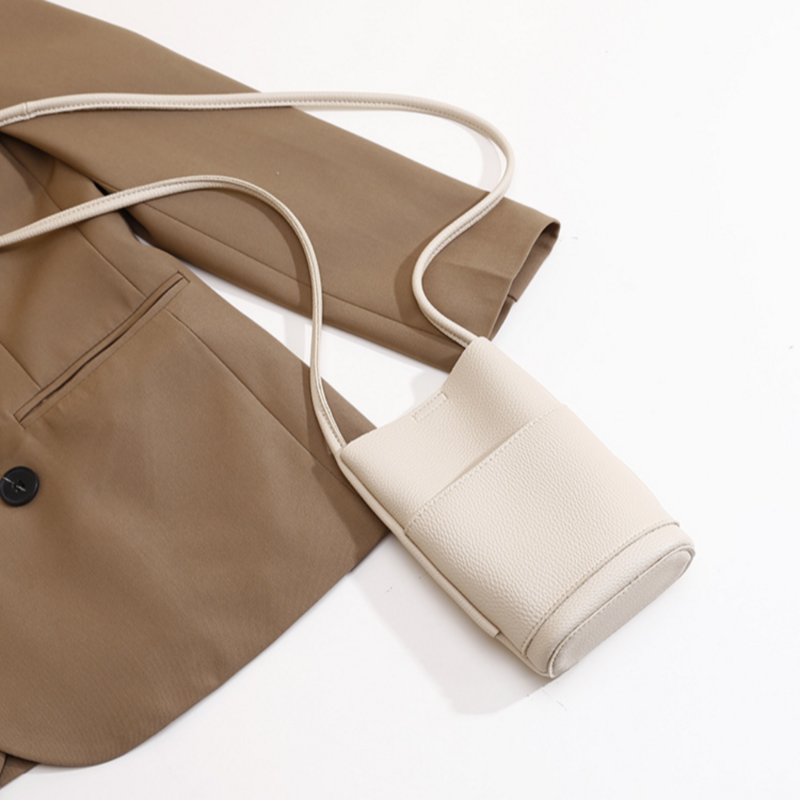 Женская кожаная сумка-Кроссбоди для телефона