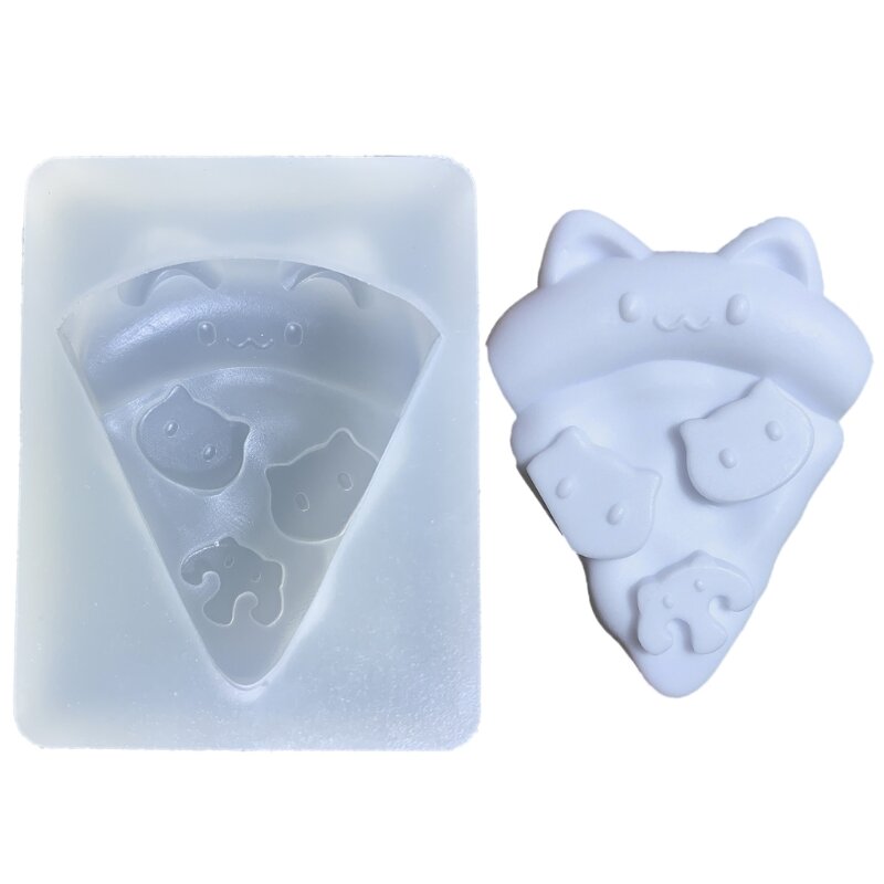 Resuable Silicone Mould Baking Tools Adorable Chocolate Moulds Pizza Casting Mold Mini Bread Biscuit Cake Molds