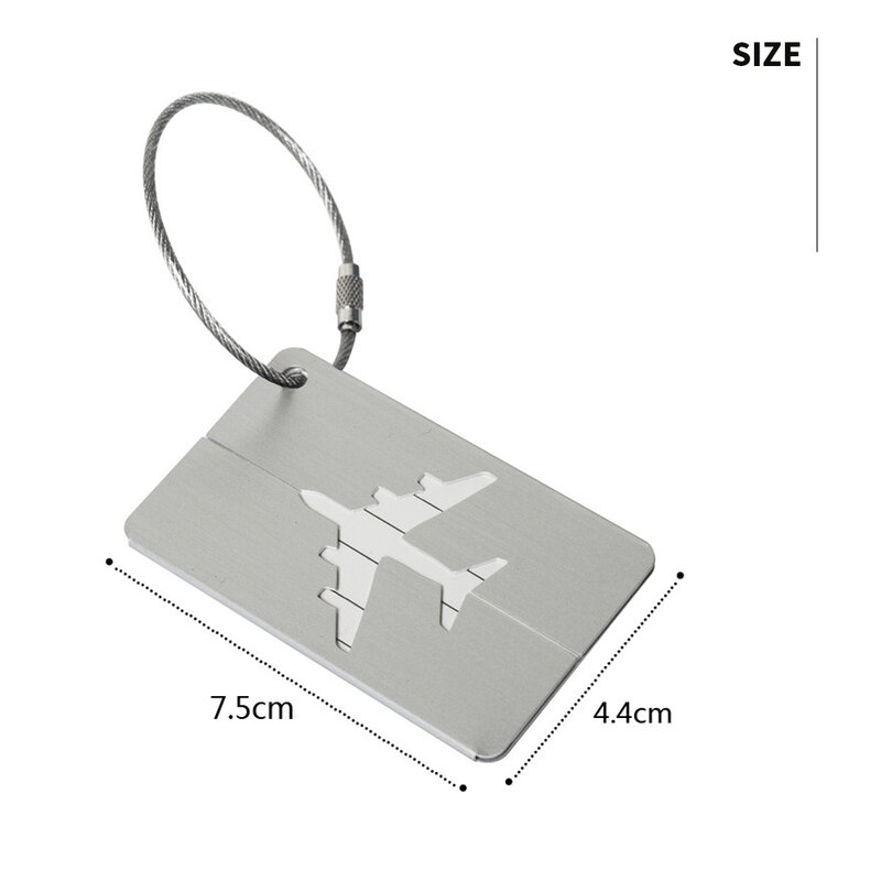 Aluminium Alloy Luggage Tags Baggage Name Tags 2023 Suitcase Address Label Holder 2019 Arrival Travel Accessories Fashion Bags