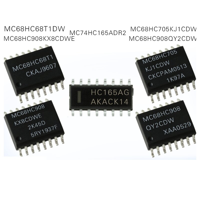 1PCS MC68HC68T1DW MC68HC908QY2/68HC705KJ1CDW MC68HC908KX8CDWE MC74HC165ADR2