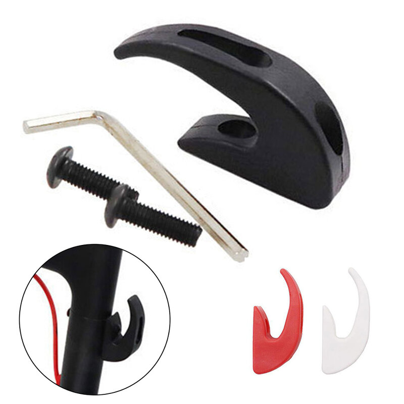 Ganchos de gancho prácticos para Xiaomi, piezas de gancho con tornillos, accesorios de llave, artículos deportivos negros, nuevo