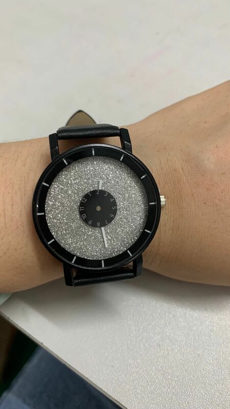 แฟชั่นการค้าต่างประเทศที่ขายดีที่สุด Star Turntable หญิงนาฬิกานาฬิกาข้อมือควอตซ์เข็มขัด