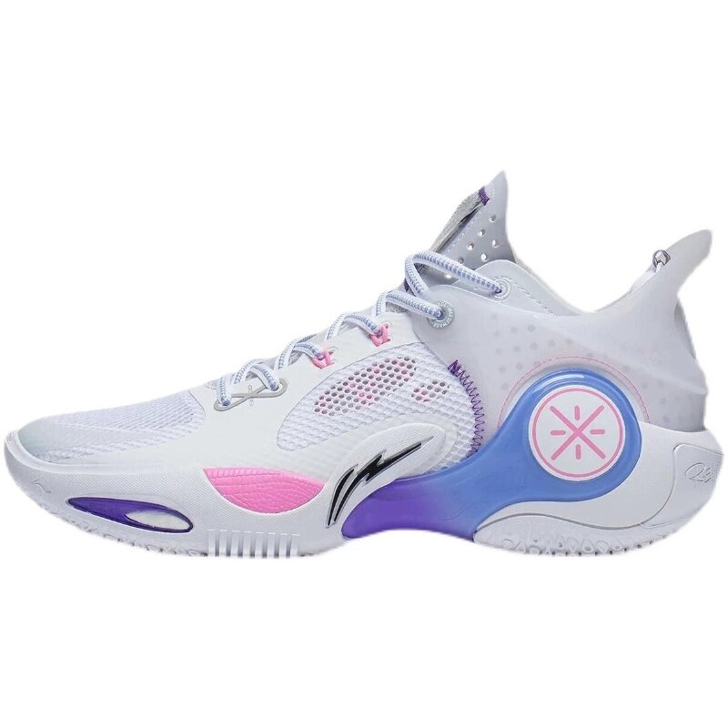 Zapatillas de baloncesto con forro fision 8 para hombre, zapatos de baloncesto transpirables con amortiguación, antideslizantes, resistentes al desgaste, LI-NING