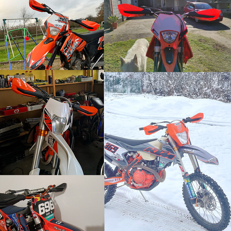 Protège-mains de moto pour KTM EXC 300, accessoires SX XCF 250 450 Duke Motocross D343, protection des mains de vélo