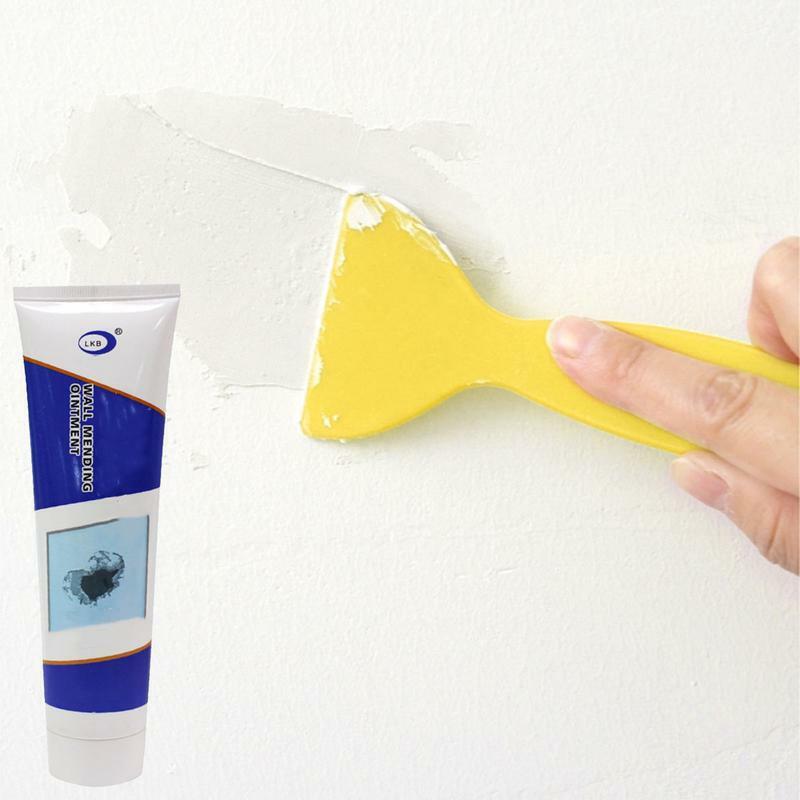 Agente reparador de pared resistente al agua, crema reparadora de pared de 250g con raspador de pintura, Parche de secado rápido a prueba de moho válido