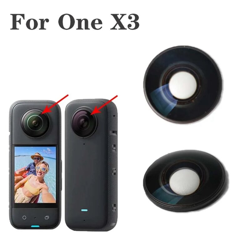 For Insta360 X3 Replacement Lens Glass For Action Camera Repairing Replacement Parts