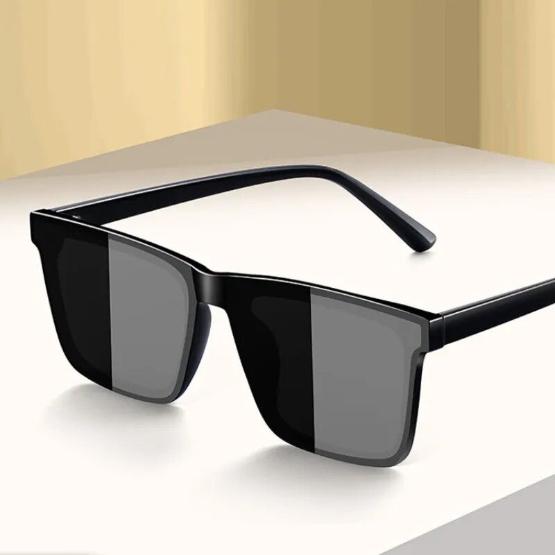 2023 kacamata hitam baru kacamata hitam pria Anti-UV kacamata hitam bentuk cekung wanita bingkai Panjang kacamata hitam UV400 Gafas De Sol
