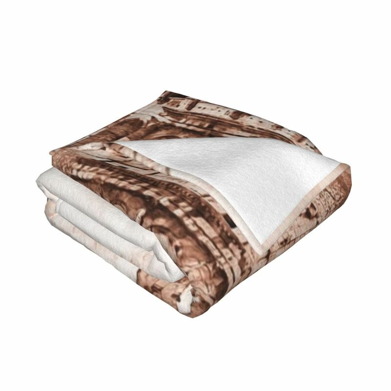 Колоссеум, римское одеяло, теплое роскошное Брендовое декоративное диванное одеяло для Хэллоуина, косплея, аниме одеяла