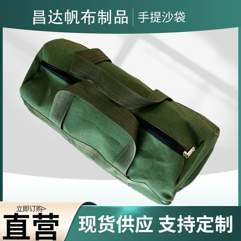Durável Alta Qualidade Hand-held Contrapeso Sandbags para Fire Emergency Veículos Controle de Inundação e Engrossado Canvas Sand Bags