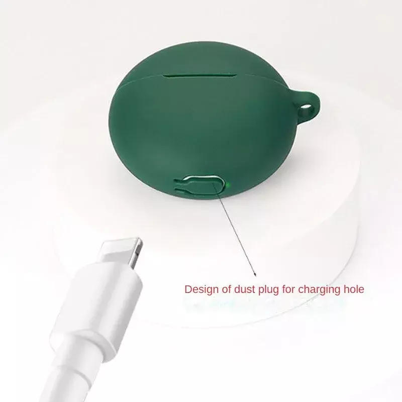 Silikon-Kopfhörer-Schutzhülle für Oppo Enco Buds 2 Abdeckung stoß feste Schale wasch bares Gehäuse Anti-Staub-Silikon hülle