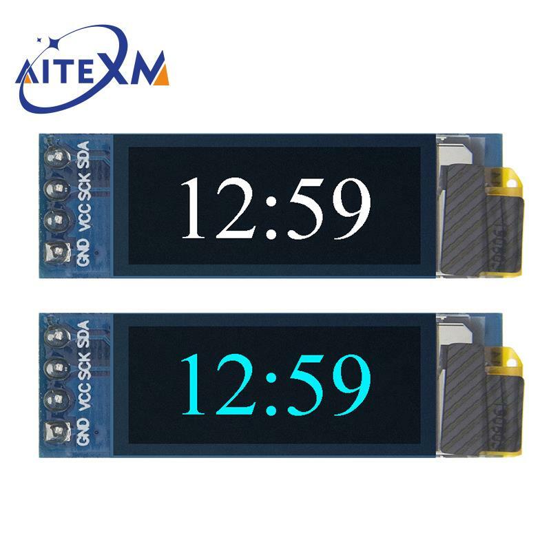 Modulo OLED da 0.91 pollici 0.91 "bianco/blu 128X32 modulo Display a LED LCD OLED IIC comunicare per Ardunio