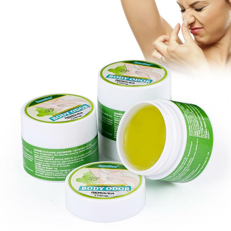 10g eliminatore di odori erbe utili Area intima naturale crema sbiancante per le donne crema per l'odore del corpo balsamo per il corpo