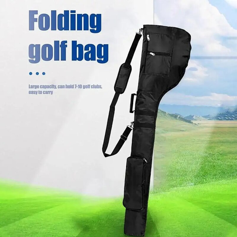 Golf Lightweight Bag Foldable Sunday Bag Travel Bag For Driving Range,Practice Thick And Tough Clubs Case Multi Colors D9O2