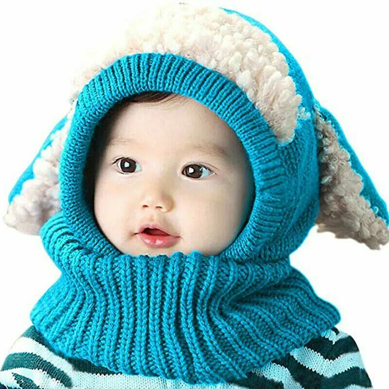 男の子と女の子のためのポンポン付きの暖かいウールの帽子,赤ちゃんのためのキャップ,冬,2022