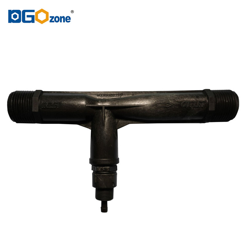 1" Venturi injector for Ozone mixing PVDF material Venturi connector with valve KH-A32235