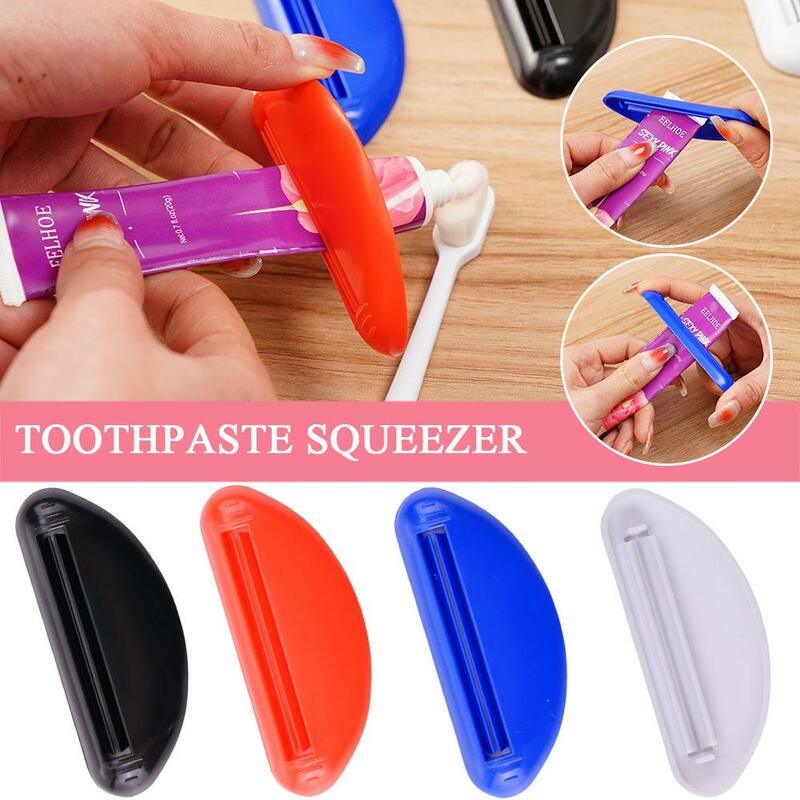 Pemegang Dispenser pasta gigi tekan kreatif membersihkan kosmetik dapur pemeras wajah kamar mandi alat baru pemeras 2023 tabung T6J5