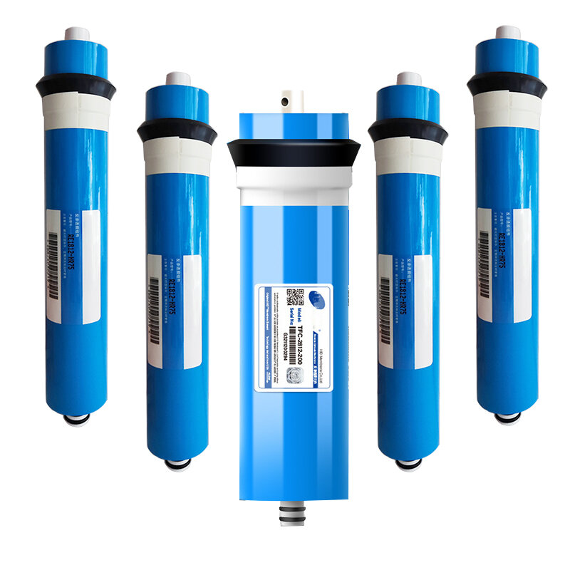 Penyaring air, 50 75 100 125 400GPD dapur rumah membran RO pengganti sistem air pemurni air minum