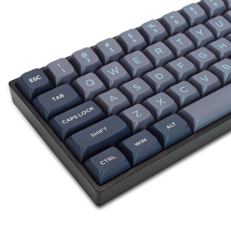189 Key PBT Double-shot Black Grey ISA Profile Keycaps Key Cap for MX Switches Womier GK61 Anne Pro 2 Mechanical Gaming Keyboard
