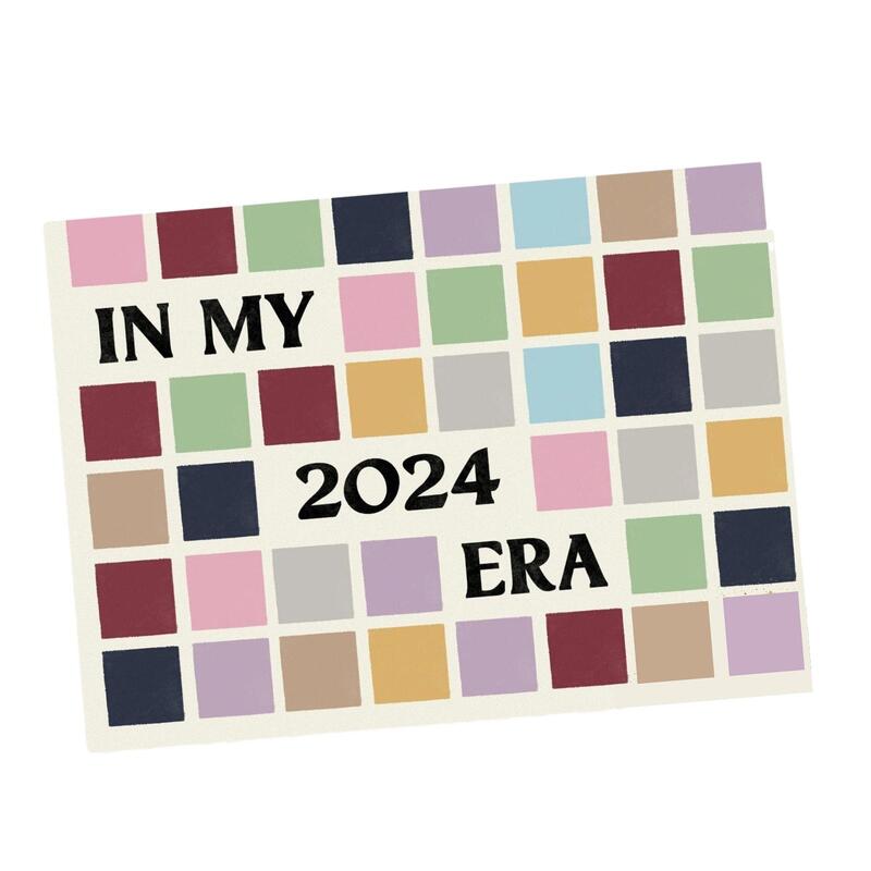 Paper The Eras Tour Calendar 2024 Portable Time Planning Hanging Calendar for Wall Decor Desktop Dorm Household New Year's Gifts