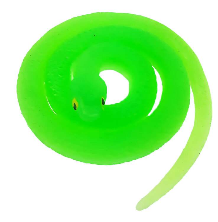 4 pezzi scherzi serpenti di gomma finta giocattoli morbido serpente puntello altamente elastico per Halloween