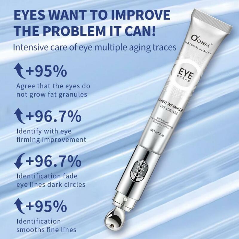 Anti-envelhecimento Caviar Eye Cream, hidratante, melhorar, inchaço, desvanecimento, elétrico, reduzir linhas circulares, rugas, escuro, suave, fino, K1E9