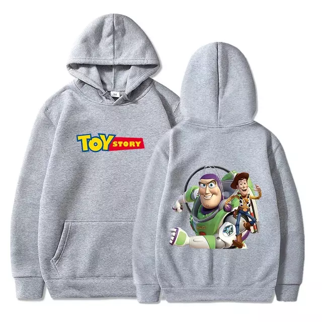 Disney Toy Story Buzz Lightyear Thin Hoodie Sweatshirts Men Women Autumn Casual Pullover Boys Girls Harajuku Streetwear Hoodies