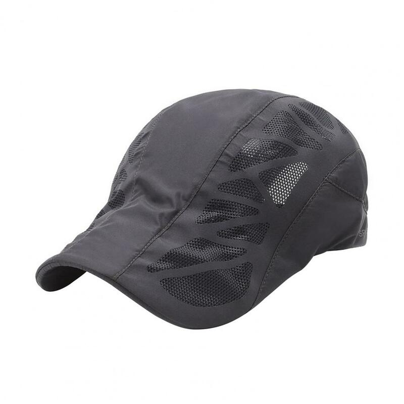Durable Hunting Cap  Breathable Headwear Peaked Cap  Wear Resistant Mesh Cap