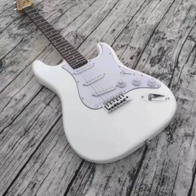 Chitarra ST monocromatica classica, supporto per modificare il colore del corpo della chitarra, supporta anche la personalizzazione